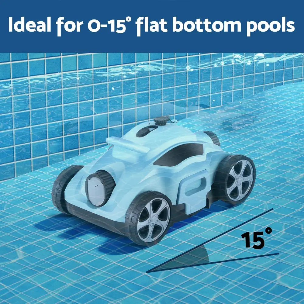 Aquabuddy Robotic Pool Cleaner Automatic Floor Vacuum Robot Swimming Cordless - Home & Garden > Pool & Accessories >