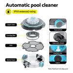 Aquabuddy Robotic Pool Cleaner Automatic Vacuum Swimming Robot Filter Cordless - Home & Garden > Pool & Accessories