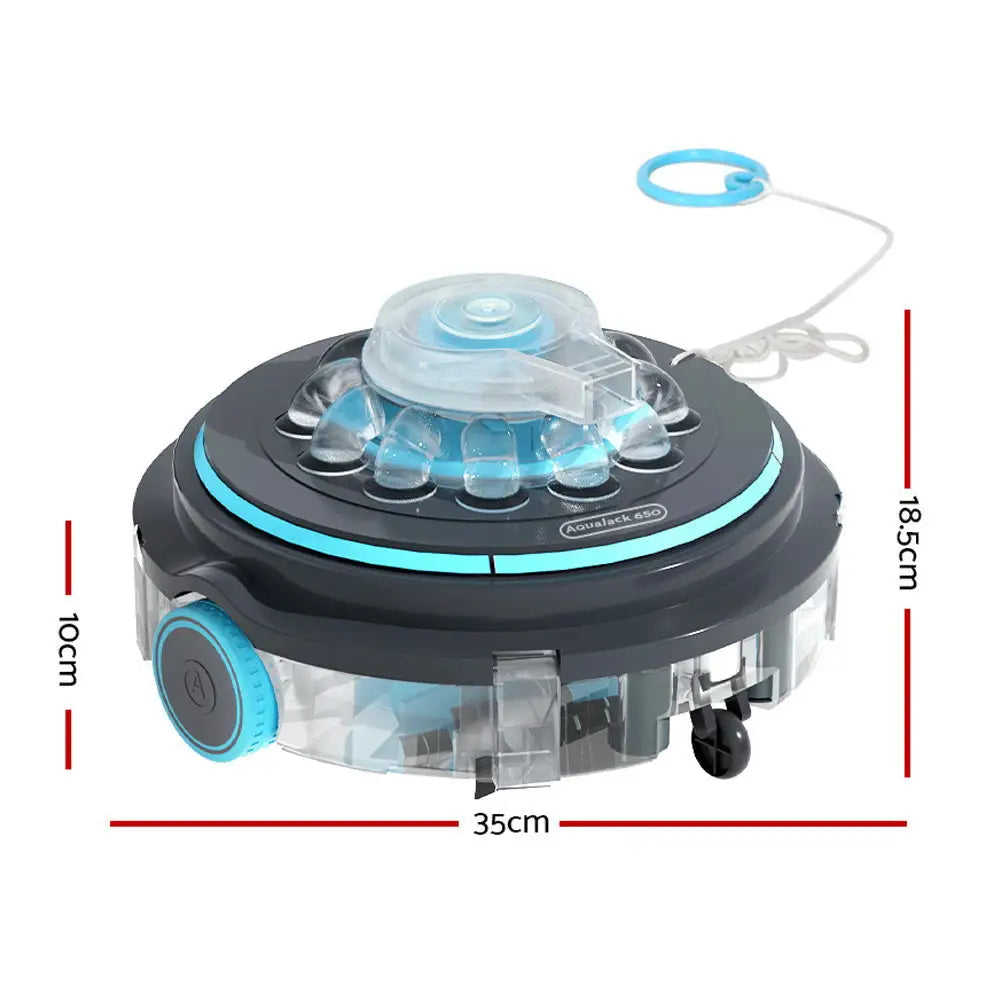 Aquabuddy Robotic Pool Cleaner Automatic Vacuum Swimming Robot Filter Cordless - Home & Garden > Pool & Accessories