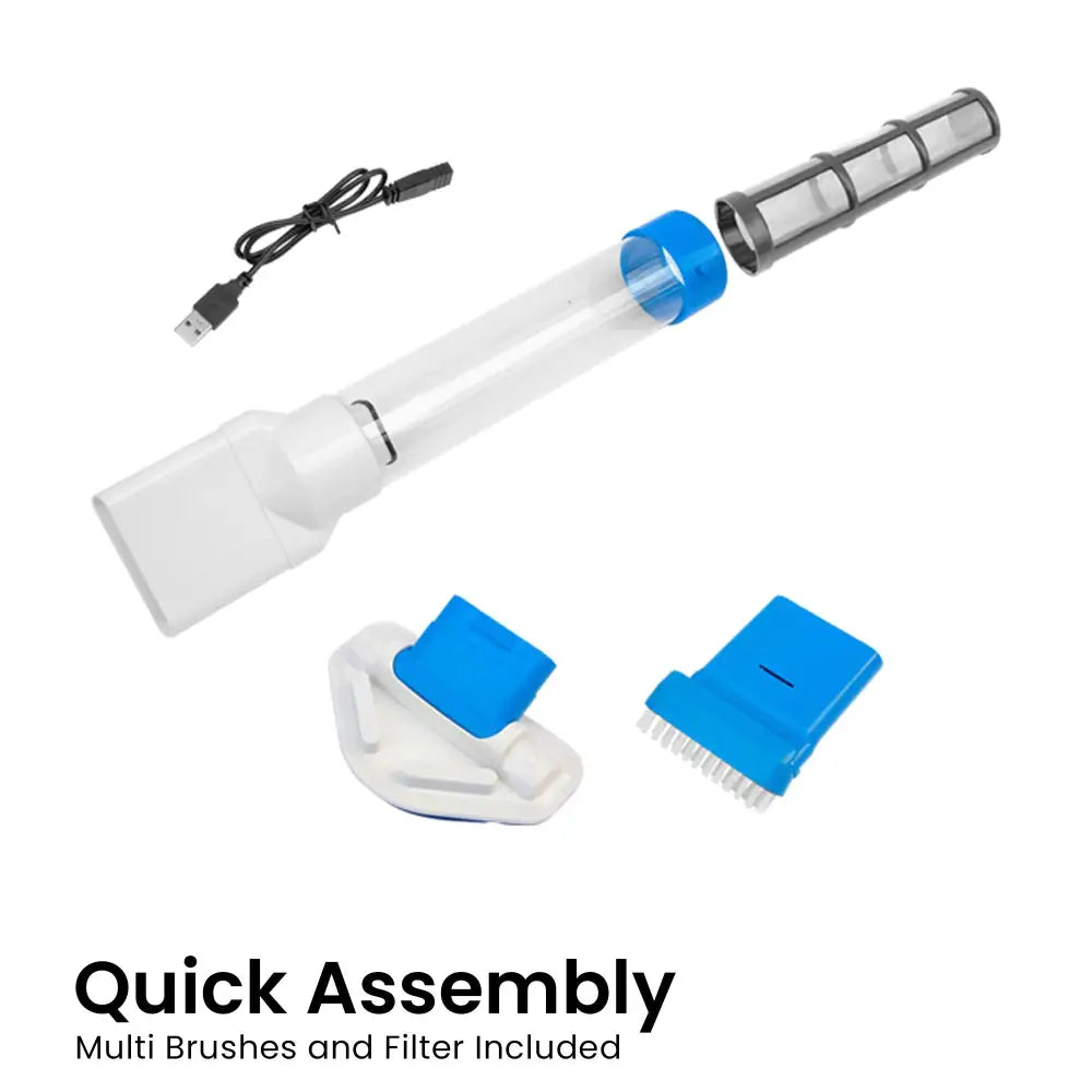 Aquajack 127 Portable Rechargeable Spa and Pool Vacuum Cleaner - Home & Garden > Pool & Accessories