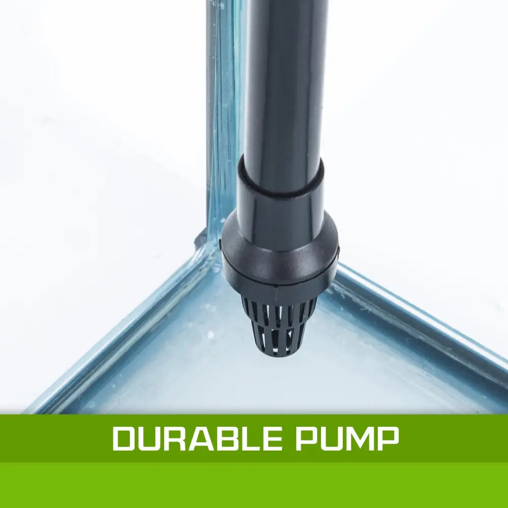 Aquarium Curved Glass RGB LED Fish Tank Set Filter Pump 30L - Pet Care > Aquarium > Aquariums