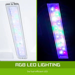 Aquarium Curved Glass RGB LED Fish Tank Set Filter Pump 30L - Pet Care > Aquarium > Aquariums