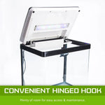 Aquarium Curved Glass RGB LED Fish Tank Set Filter Pump 52L - Pet Care > Aquarium > Aquariums