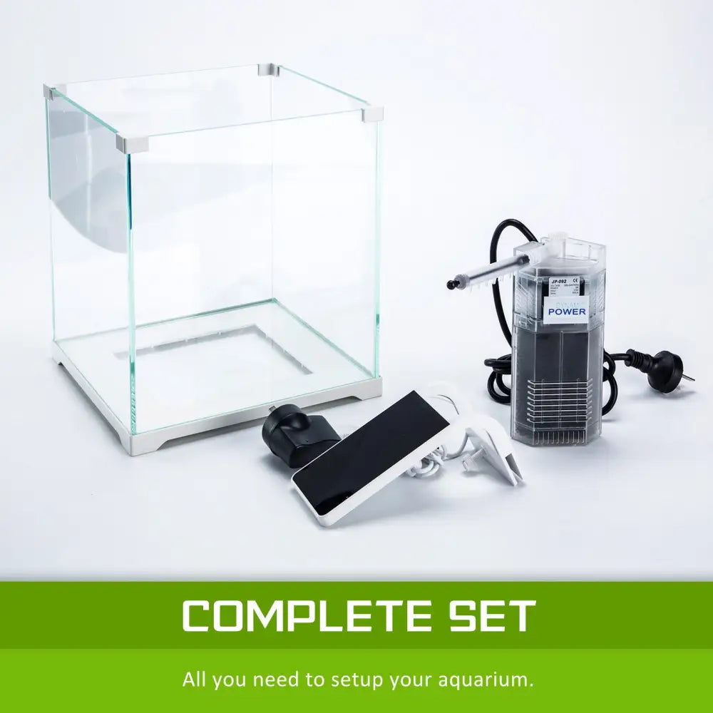 Aquarium Starfire Glass Fish Tank Set Filter Pump 16L - Pet Care > Aquarium > Aquariums