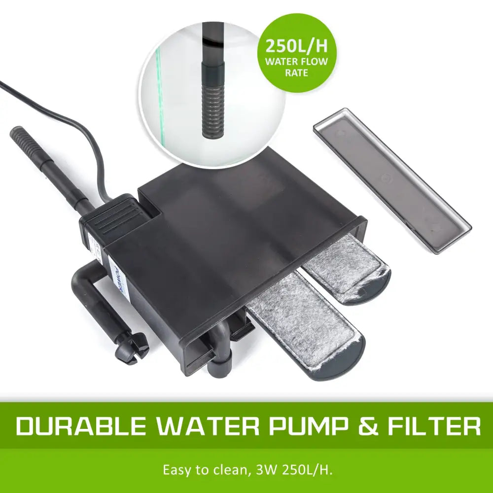 Aquarium Starfire Glass Fish Tank Set Filter Pump 39L - Pet Care > Aquarium > Aquariums