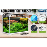 Aquarium Starfire Glass Fish Tank Set Filter Pump 39L - Pet Care > Aquarium > Aquariums