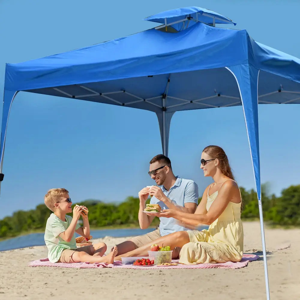 Arcadia Furniture 3M x 3M Outdoor Folding Tent - Navy - Furniture > Outdoor
