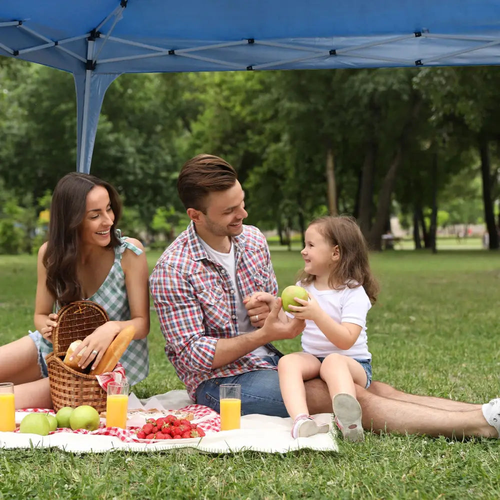 Arcadia Furniture 3M x 3M Outdoor Folding Tent - Navy - Furniture > Outdoor