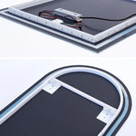 Arched LED Wall Mirror Bathroom Mirrors Makeup Anti-fog 600mm x 1000mm - Home & Garden > Decor > Mirrors