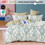 Ardor 250TC Yarmin Moroccan Cotton Sateen Quilt Cover Set King - Home & Garden > Bedding > Bed Sheets