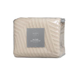 Ardor Alton Linen Jacquard Embossed Texture Geo Quilt Cover Set King - Home & Garden > Bedding
