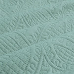 Ardor Eddison Bluestone Light Quilted Embossed Quilt Cover Set Queen - Home & Garden > Bedding