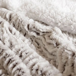 Ardor Faux Fur Bear 3 Piece Comforter Set Queen/King - Home & Garden > Bedding