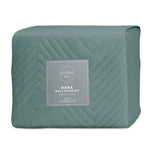 Ardor Hana Stormy Sea Embossed Velvet Quilt Cover Set Queen - Home & Garden > Bedding