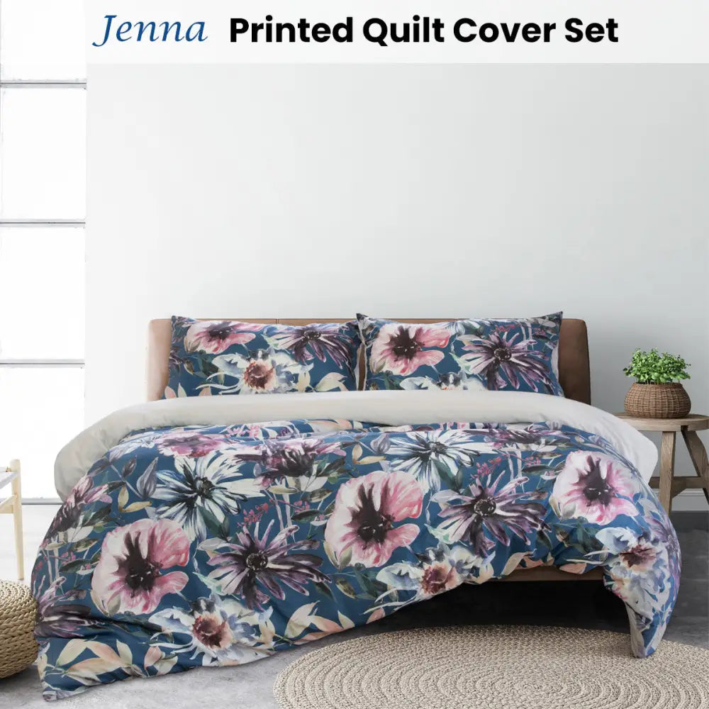 Ardor Jenna Printed Quilt Cover Set King - Home & Garden > Bedding