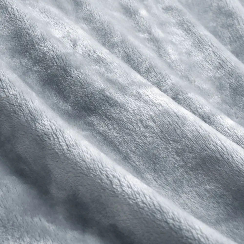Ardor Lucia Luxury Push Blanket Silver Queen - Home & Garden > Bedding