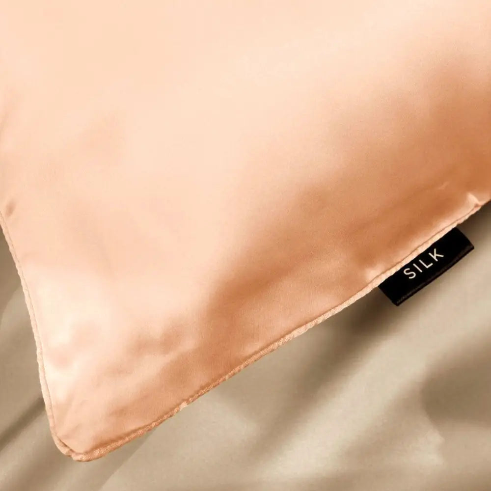 Ardor Mulberry Silk Standard Pillowcase Peach Spritz - Home & Garden > Bedding