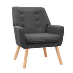 Armchair Tub Single Dining Chair - Furniture > Bar Stools & Chairs > Arm Chairs & Recliners