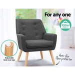 Armchair Tub Single Dining Chair - Furniture > Bar Stools & Chairs > Arm Chairs & Recliners