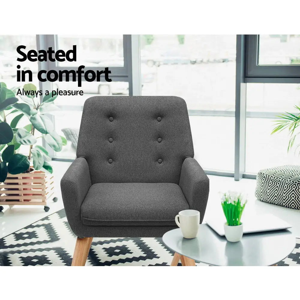 Armchair Tub Single Dining Chair - Furniture > Bar Stools & Chairs > Arm Chairs & Recliners