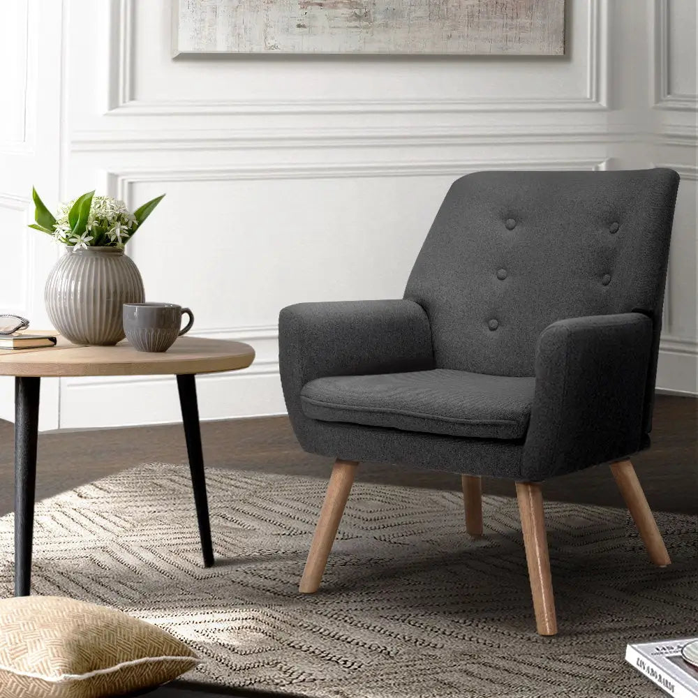 Armchair Tub Single Dining Chair - Furniture > Bar Stools & Chairs > Arm Chairs & Recliners