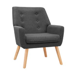 Armchair Tub Single Dining Chair - Furniture > Bar Stools & Chairs > Arm Chairs & Recliners