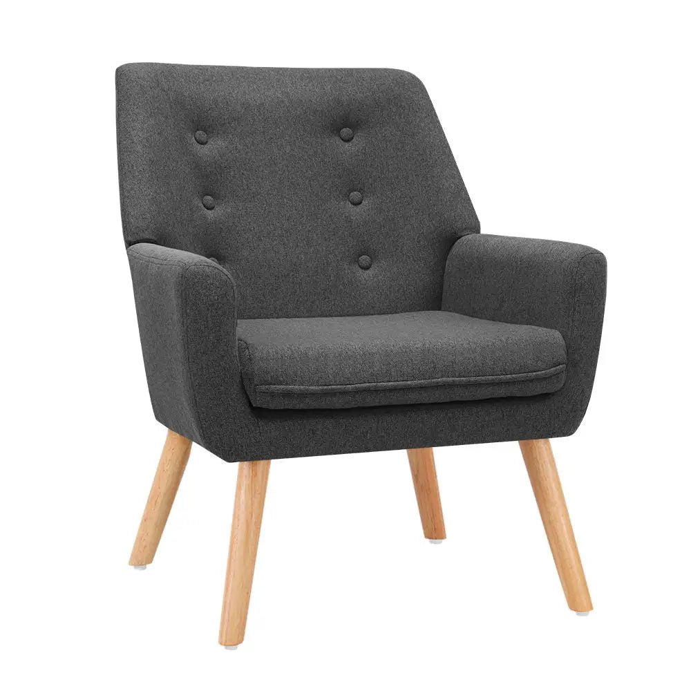 Armchair Tub Single Dining Chair - Furniture > Bar Stools & Chairs > Arm Chairs & Recliners