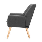 Armchair Tub Single Dining Chair - Furniture > Bar Stools & Chairs > Arm Chairs & Recliners