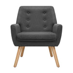 Armchair Tub Single Dining Chair - Furniture > Bar Stools & Chairs > Arm Chairs & Recliners