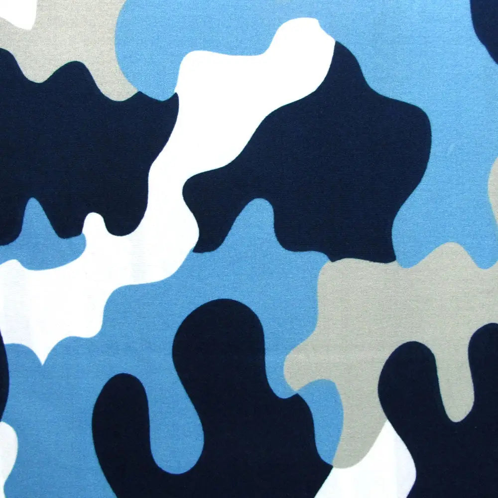 Army Camouflage Blue Quilt Cover Set Single - Home & Garden > Bedding