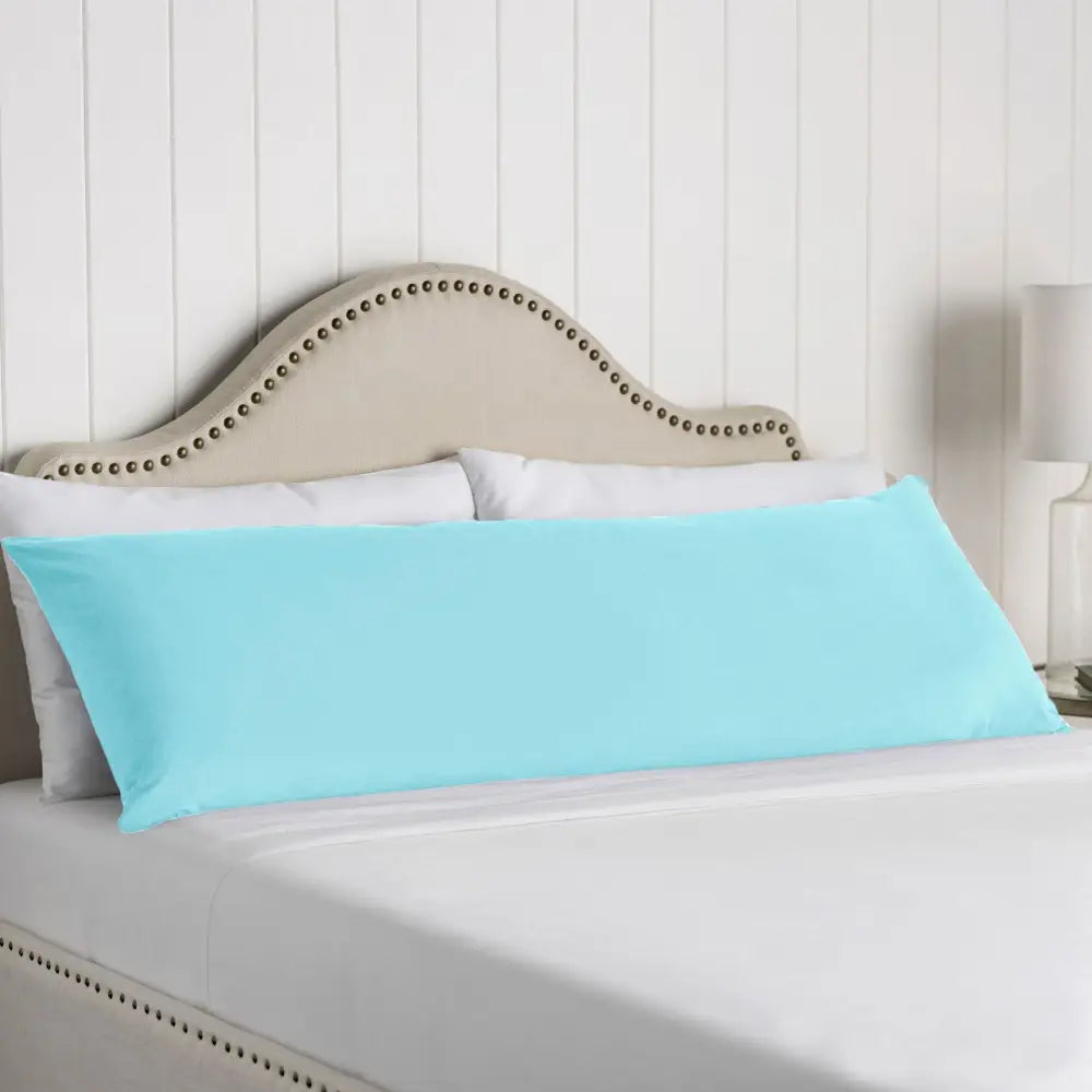 Artex 100% Cotton Body Pillowcase Aqua - Home & Garden > Bedding