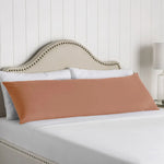 Artex 100% Cotton Body Pillowcase Ash Coral - Home & Garden > Bedding