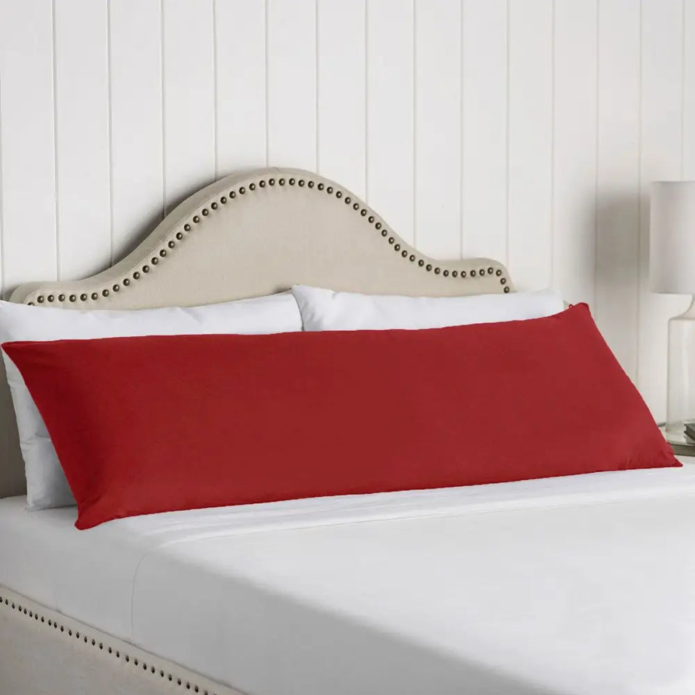 Artex 100% Cotton Body Pillowcase Berry - Home & Garden > Bedding