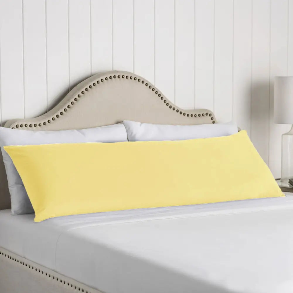 Artex 100% Cotton Body Pillowcase Buttercup - Home & Garden > Bedding