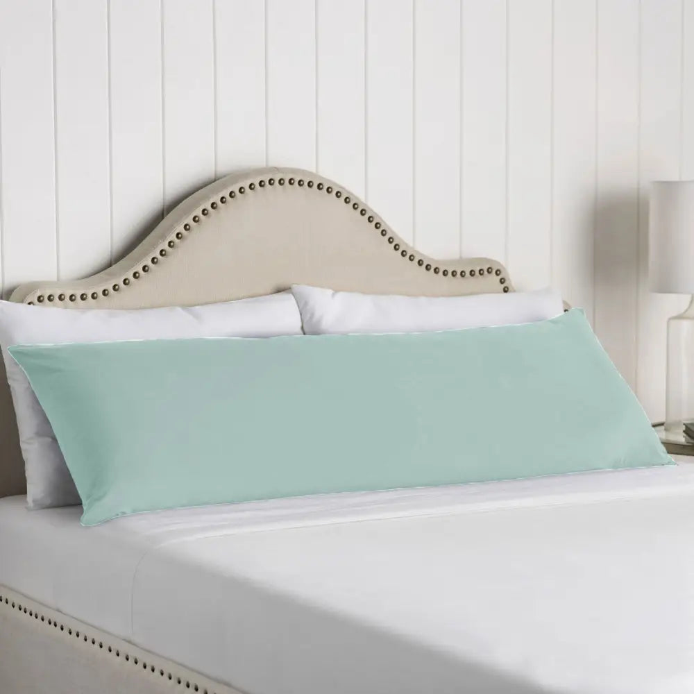 Artex 100% Cotton Body Pillowcase Ice Blue - Home & Garden > Bedding