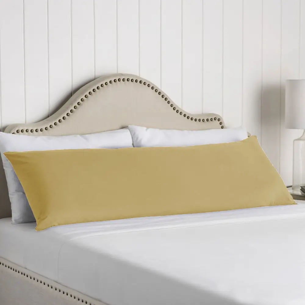 Artex 100% Cotton Body Pillowcase Latte - Home & Garden > Bedding