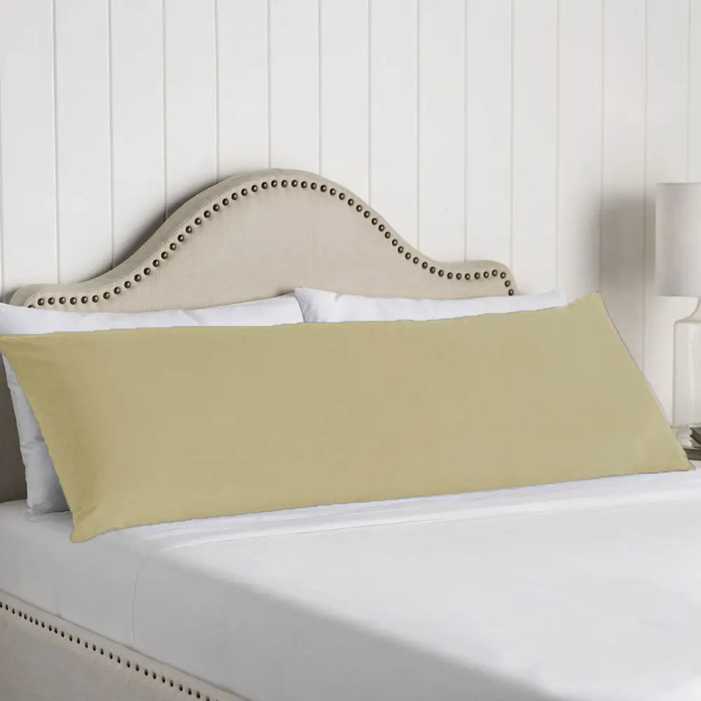 Artex 100% Cotton Body Pillowcase Light Taupe - Home & Garden > Bedding