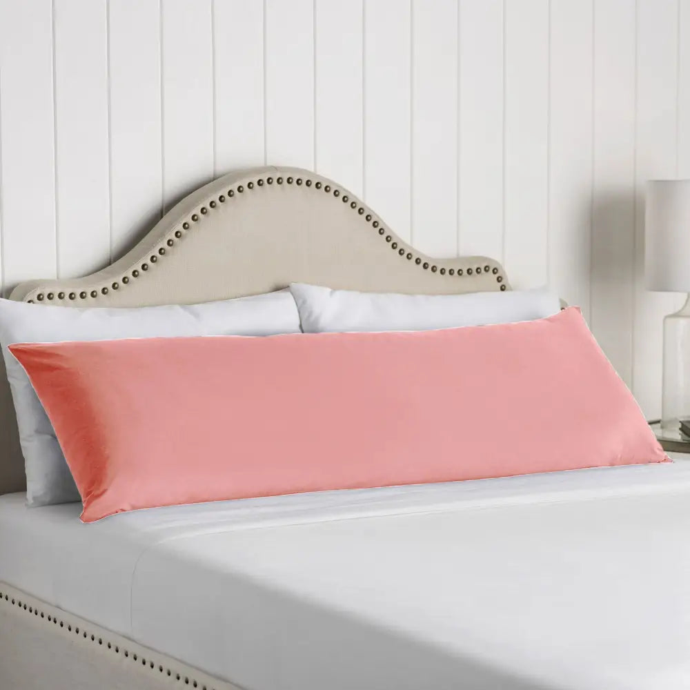 Artex 100% Cotton Body Pillowcase Pink - Home & Garden > Bedding