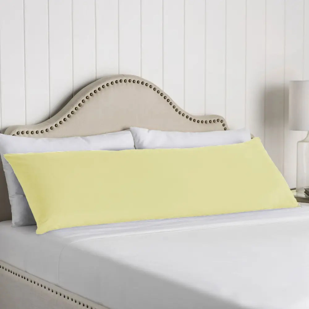 Artex 100% Cotton Body Pillowcase Rich Cream - Home & Garden > Bedding