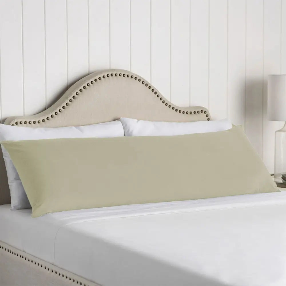 Artex 100% Cotton Body Pillowcase Stone - Home & Garden > Bedding