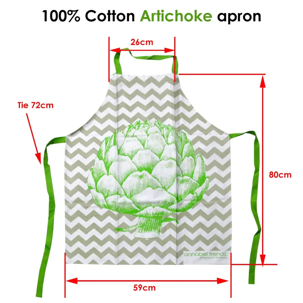 Artichoke 100% Cotton Apron 59 x 80cm - Home & Garden > Kitchenware