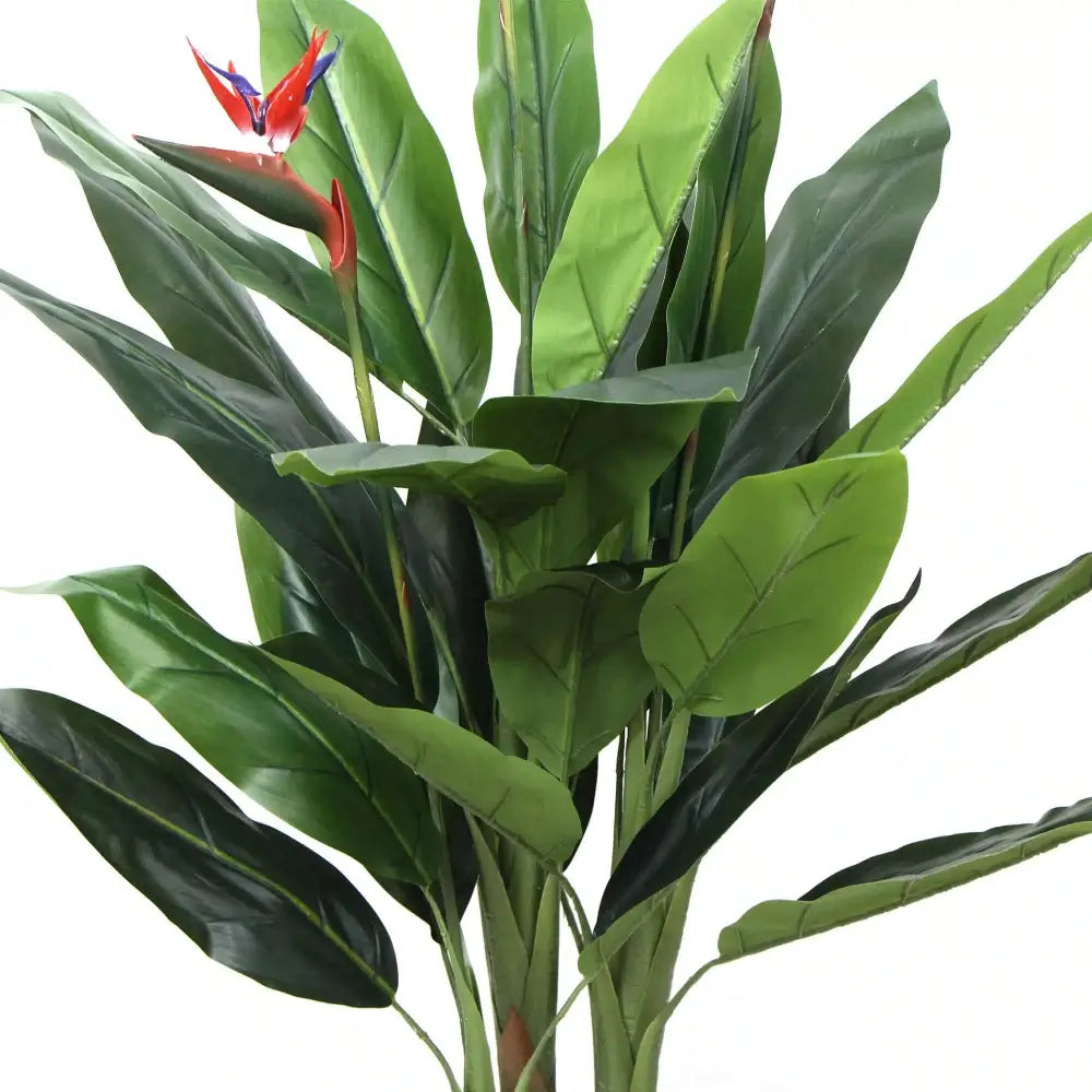 Artificial Bird Of Paradise Plant 150cm (Red Flowers) - Home & Garden > Home & Garden Others
