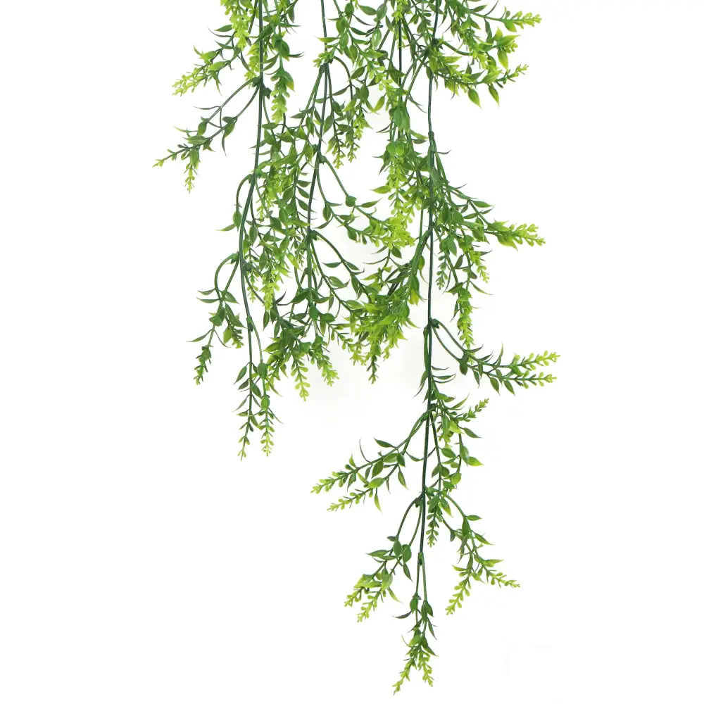 Artificial Dense Hanging Evergreen Plant (Two-Tone) UV Resistant 80cm - Home & Garden > Artificial Plants