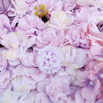 Artificial Flower Wall Backdrop Panel 40cm X 60cm Faux Pink Flowers - Home & Garden > Home & Garden Others