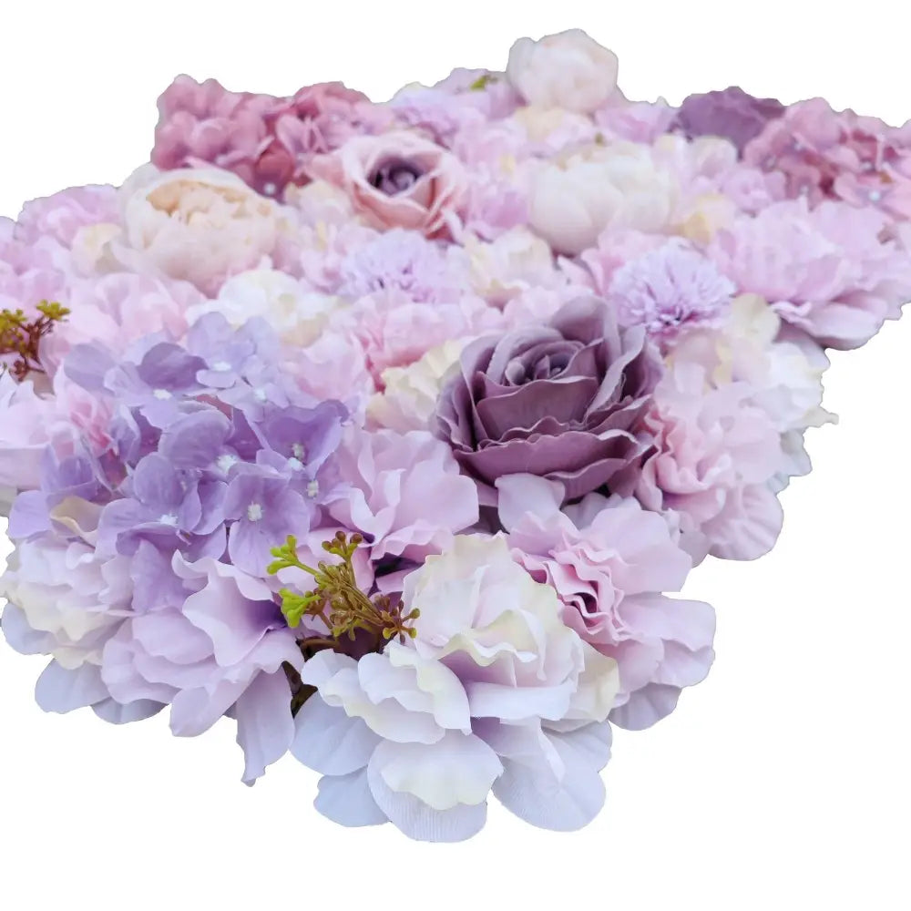 Artificial Flower Wall Backdrop Panel 40cm X 60cm Faux Pink Flowers - Home & Garden > Home & Garden Others