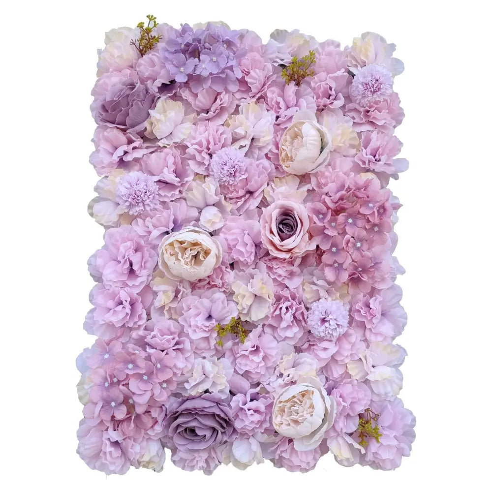 Artificial Flower Wall Backdrop Panel 40cm X 60cm Faux Pink Flowers - Home & Garden > Home & Garden Others