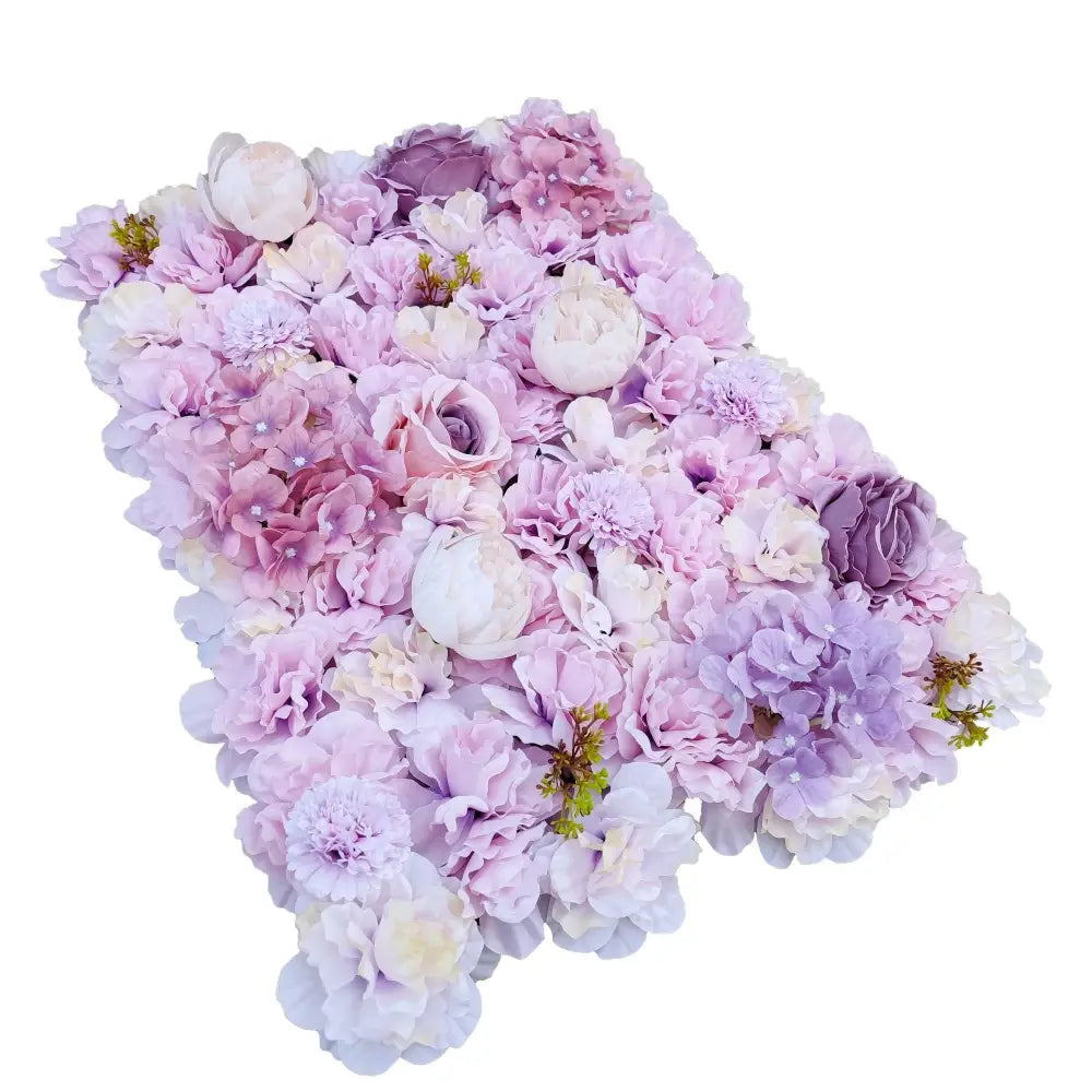 Artificial Flower Wall Backdrop Panel 40cm X 60cm Faux Pink Flowers - Home & Garden > Home & Garden Others