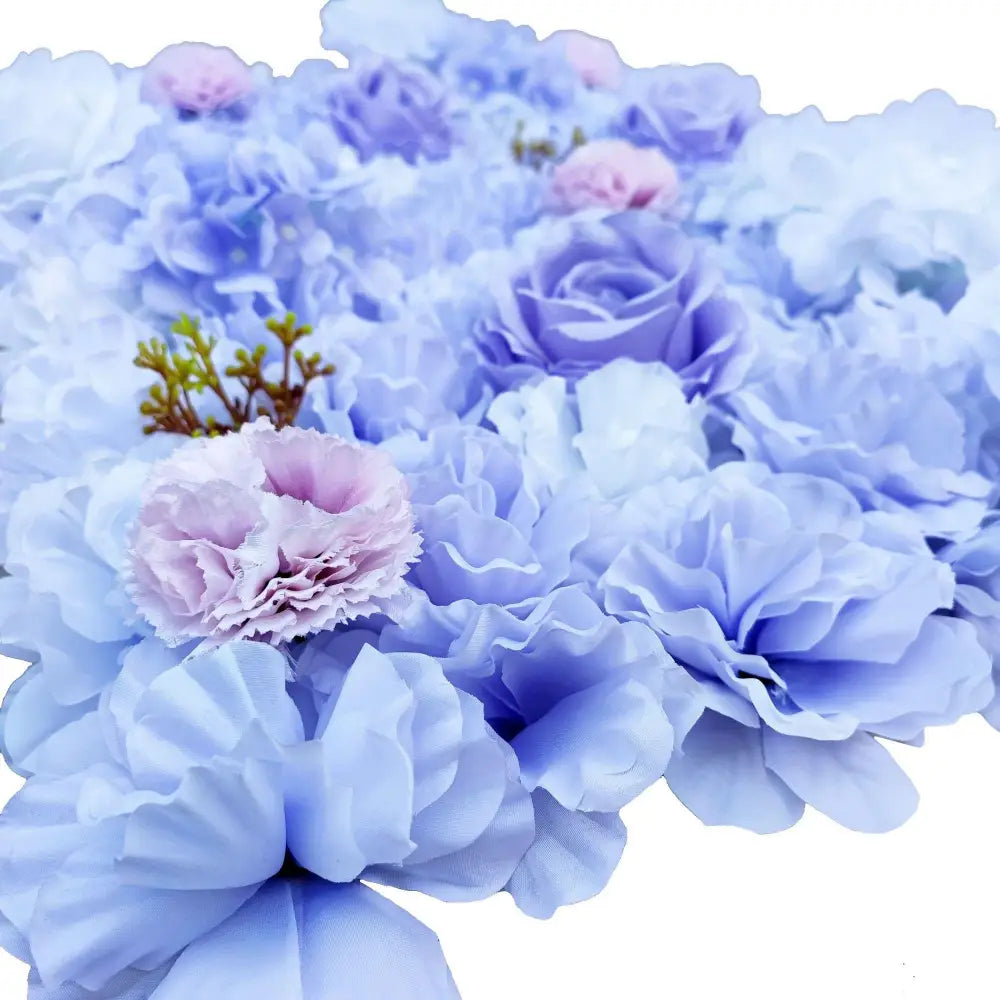 Artificial Flower Wall Backdrop Panel 40cm X 60cm Mixed Lilac Flowers - Home & Garden > Home & Garden Others