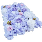 Artificial Flower Wall Backdrop Panel 40cm X 60cm Mixed Lilac Flowers - Home & Garden > Home & Garden Others