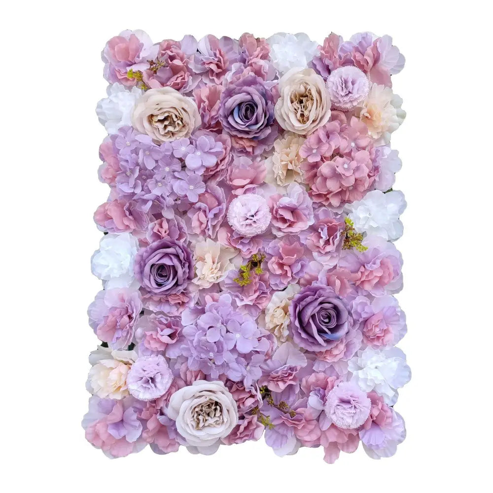 Artificial Flower Wall Backdrop Panel 40cm X 60cm Mixed Pink & White Flowers - Home & Garden > Home & Garden Others